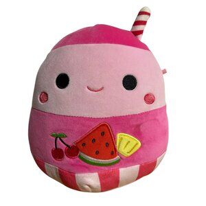 Squishmallows Original Pink Smoothie Plush 8" Kellytoy Food Theme